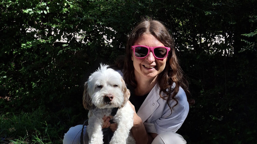 Giulia e il suo cane